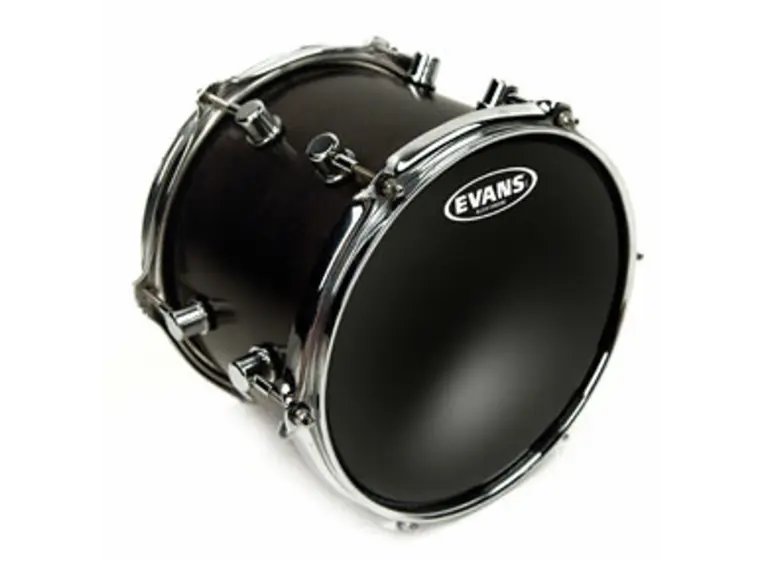 Evans TT06CHR Black Chrome clear 6" tom-skinn 